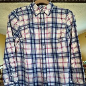 NWOT Talbots Plaid Button-up shirt - Size Petite P